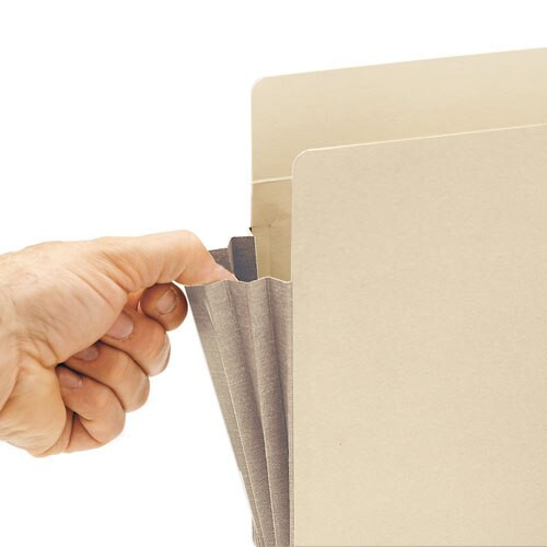 Manila End Tab File Pockets, 5.25" Expansion, Letter Size, Manila, 10/box Manila End Tab File Pockets, 5.25" Expansion, Letter Size, Manila, 10/box