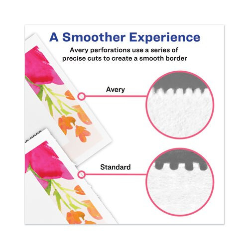 Printable Microperforated Business Cards With Sure Feed Technology, Laser, 2 X 3.5, White, Uncoated, 2500/box Printable Microperforated Business Cards With Sure Feed Technology, Laser, 2 X 3.5, White, Uncoated, 2500/box