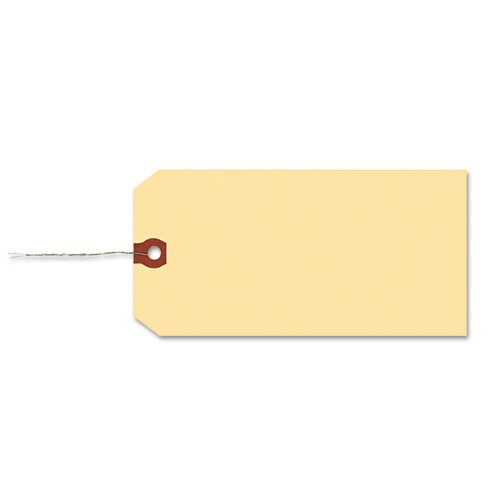 Double Wired Shipping Tags, 13pt. Stock, 3 1/4 X 1 5/8, Manila, 1,000/box Double Wired Shipping Tags, 13pt. Stock, 3 1/4 X 1 5/8, Manila, 1,000/box