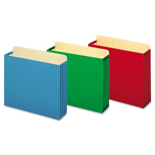 File Cabinet Pockets, 3.5" Expansion, Letter Size, Red, 10/box File Cabinet Pockets, 3.5" Expansion, Letter Size, Red, 10/box