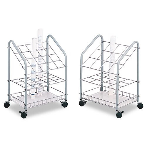 Wire Roll/files, 20 Compartments, 18w X 12.75d X 24.5h, Gray Wire Roll/files, 20 Compartments, 18w X 12.75d X 24.5h, Gray