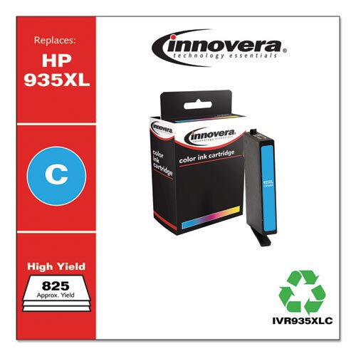 Remanufactured Cyan High-yield Ink, Replacement For Hp 935xl (c2p24an), 825 Page Yield
