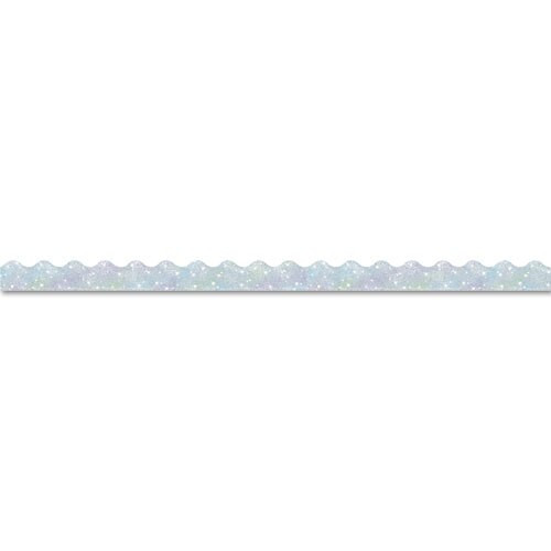 Terrific Trimmers Sparkle Border, 2 1/4" X 39" Panels, Silver, 10/set Terrific Trimmers Sparkle Border, 2 1/4" X 39" Panels, Silver, 10/set