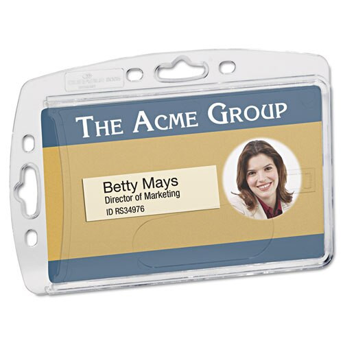 Replacement Card Holder, Vertical/horizontal, Polystyrene, 10/pack Replacement Card Holder, Vertical/horizontal, Polystyrene, 10/pack