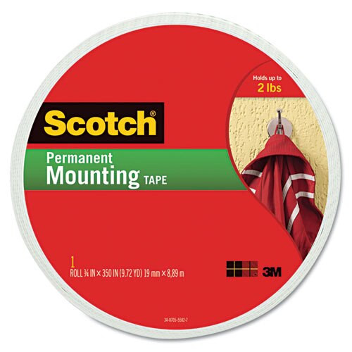 Foam Mounting Double-sided Tape, 3/4" Wide X 350" Long Foam Mounting Double-sided Tape, 3/4" Wide X 350" Long