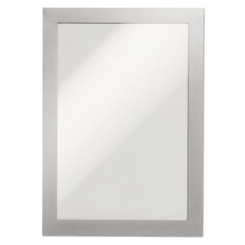 Duraframe Sign Holder, 5 1/2" X 8 1/2", Silver, 2/pk Duraframe Sign Holder, 5 1/2" X 8 1/2", Silver, 2/pk