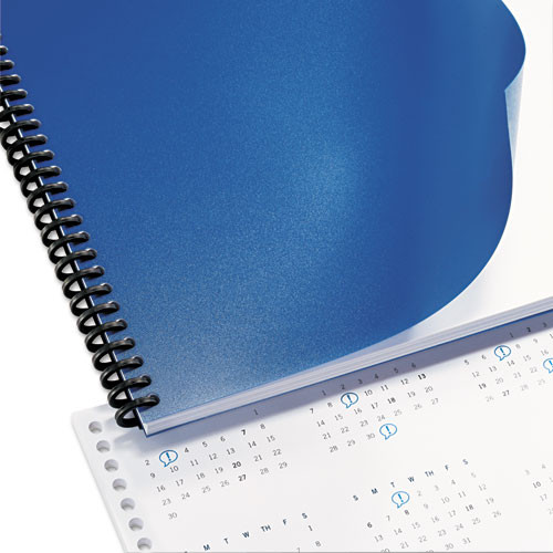 Opaque Plastic Presentation Binding System Covers, 11 X 8 1/2, Navy, 50/pack Opaque Plastic Presentation Binding System Covers, 11 X 8 1/2, Navy, 50/pack