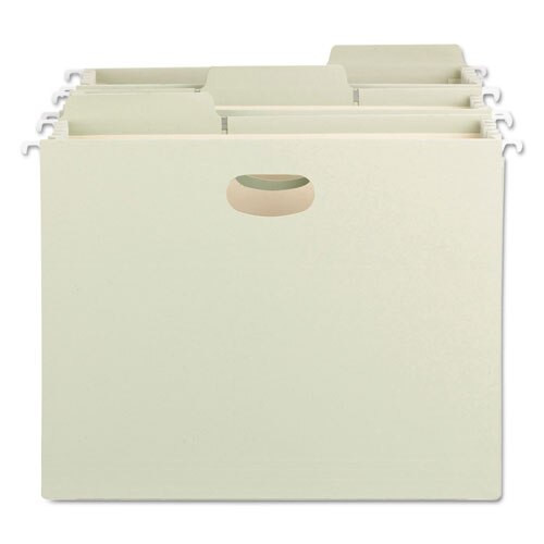 Fastab Tuff Hanging Pockets, Letter Size, 1/3-cut Tab, Moss, 9/box Fastab Tuff Hanging Pockets, Letter Size, 1/3-cut Tab, Moss, 9/box