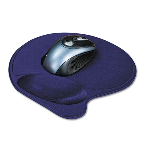 Wrist Pillow Extra-cushioned Mouse Pad, Nonskid Base, 8 X 11, Blue Wrist Pillow Extra-cushioned Mouse Pad, Nonskid Base, 8 X 11, Blue