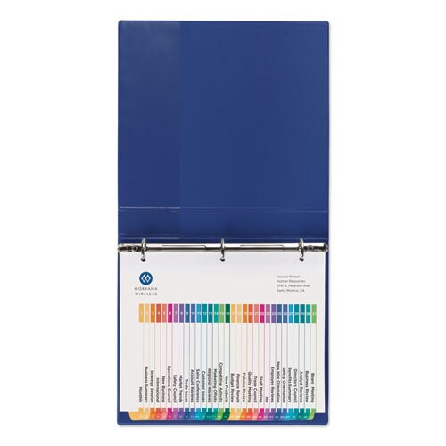 Customizable Table Of Contents Ready Index Dividers With Multicolor Tabs, 31-tab, 1 To 31, 11 X 8.5, White, 1 Set Customizable Table Of Contents Ready Index Dividers With Multicolor Tabs, 31-tab, 1 To 31, 11 X 8.5, White, 1 Set