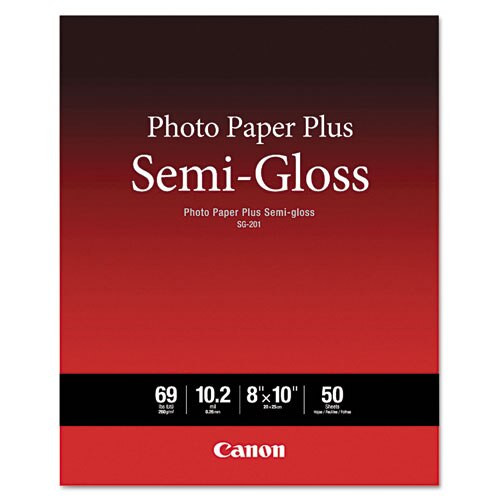 Photo Paper Plus Semi-gloss, 8 X 10, Semi-gloss White, 50/pack Photo Paper Plus Semi-gloss, 8 X 10, Semi-gloss White, 50/pack