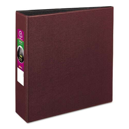 Durable Non-view Binder With Durahinge And Slant Rings, 3 Rings, 3" Capacity, 11 X 8.5, Burgundy Durable Non-view Binder With Durahinge And Slant Rings, 3 Rings, 3" Capacity, 11 X 8.5, Burgundy