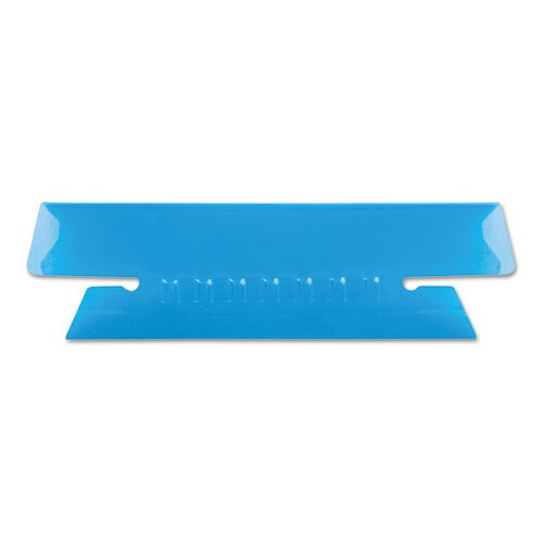 Transparent Colored Tabs For Hanging File Folders, 1/3-cut Tabs, Blue, 3.5" Wide, 25/pack Transparent Colored Tabs For Hanging File Folders, 1/3-cut Tabs, Blue, 3.5" Wide, 25/pack