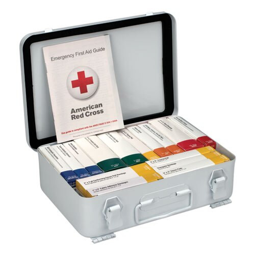 Unitized Ansi Compliant Class A Type Iii First Aid Kit For 25 People, 16 Units Unitized Ansi Compliant Class A Type Iii First Aid Kit For 25 People, 16 Units