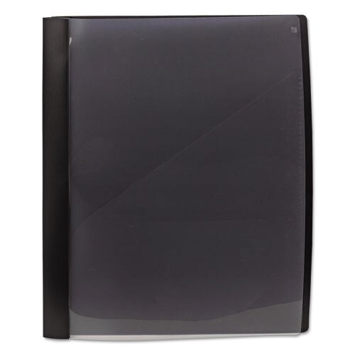 Clear Front Poly Report Cover With Tang Fasteners, 8.5 X 11, Black, 5/pack Clear Front Poly Report Cover With Tang Fasteners, 8.5 X 11, Black, 5/pack