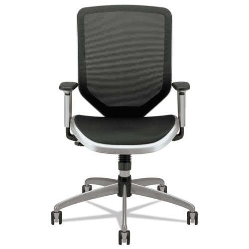 Boda Series Mesh High-back Work Chair, Supports Up To 250 Lbs., Black Seat/black Back, Titanium Base Boda Series Mesh High-back Work Chair, Supports Up To 250 Lbs., Black Seat/black Back, Titanium Base