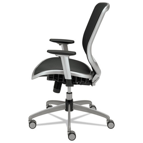 Boda Series Mesh High-back Work Chair, Supports Up To 250 Lbs., Black Seat/black Back, Titanium Base Boda Series Mesh High-back Work Chair, Supports Up To 250 Lbs., Black Seat/black Back, Titanium Base