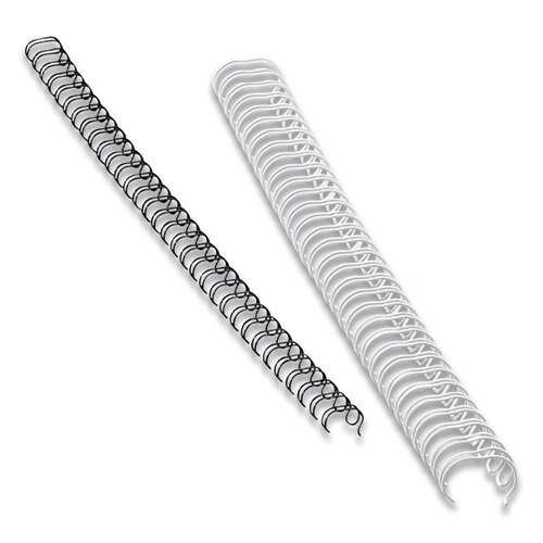 Wire Bindings, 9/16" Diameter, 130 Sheet Capacity, Black, 25/pack Wire Bindings, 9/16" Diameter, 130 Sheet Capacity, Black, 25/pack