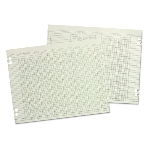 Accounting Sheets, 10 Column, 9-1/4 X 11-7/8, 100 Loose Sheets/pack, Green Accounting Sheets, 10 Column, 9-1/4 X 11-7/8, 100 Loose Sheets/pack, Green