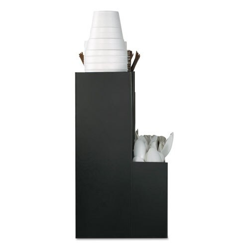 Coffee Condiment Caddy Organizer, 5 2/5 X 11 X 12 3/5, Black Coffee Condiment Caddy Organizer, 5 2/5 X 11 X 12 3/5, Black