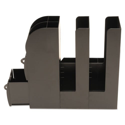 Coffee Condiment Caddy Organizer, 5 2/5 X 11 X 12 3/5, Black Coffee Condiment Caddy Organizer, 5 2/5 X 11 X 12 3/5, Black