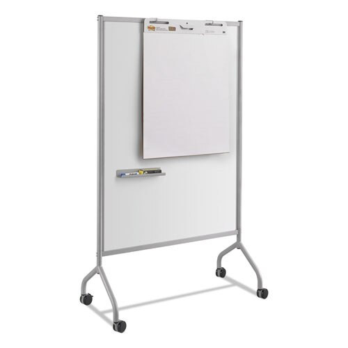Impromptu Magnetic Whiteboard Collaboration Screen, 42w X 21.5d X 72h, Gray/white Impromptu Magnetic Whiteboard Collaboration Screen, 42w X 21.5d X 72h, Gray/white