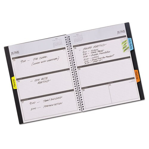Ultra Tabs Repositionable Standard Tabs, 1/5-cut Tabs, Assorted Primary Colors, 2" Wide, 24/pack Ultra Tabs Repositionable Standard Tabs, 1/5-cut Tabs, Assorted Primary Colors, 2" Wide, 24/pack