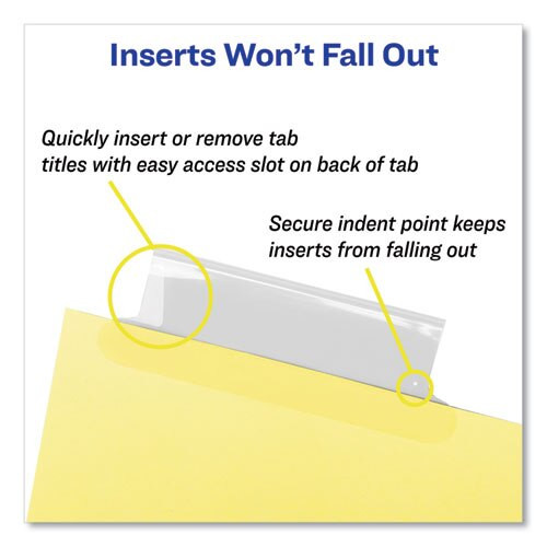 Insertable Standard Tab Dividers, 8-tab, Legal Insertable Standard Tab Dividers, 8-tab, Legal