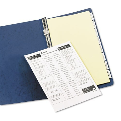 Insertable Standard Tab Dividers, 8-tab, Legal Insertable Standard Tab Dividers, 8-tab, Legal