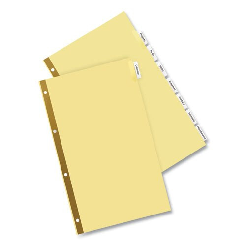 Insertable Standard Tab Dividers, 8-tab, Legal Insertable Standard Tab Dividers, 8-tab, Legal