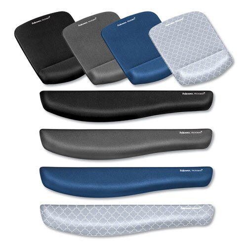 Plushtouch Mouse Pad With Wrist Rest, Foam, Blue, 7 1/4 X 9-3/8 Plushtouch Mouse Pad With Wrist Rest, Foam, Blue, 7 1/4 X 9-3/8