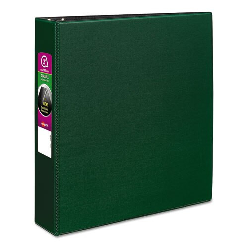 Durable Non-view Binder With Durahinge And Slant Rings, 3 Rings, 2" Capacity, 11 X 8.5, Green Durable Non-view Binder With Durahinge And Slant Rings, 3 Rings, 2" Capacity, 11 X 8.5, Green