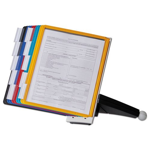 Sherpa Desk Reference System, 10 Panels, 10 X 5 5/8 X 13 7/8, Assorted Borders Sherpa Desk Reference System, 10 Panels, 10 X 5 5/8 X 13 7/8, Assorted Borders
