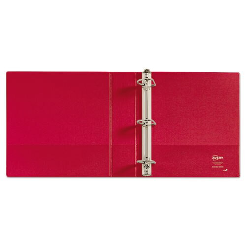 Durable Non-view Binder With Durahinge And Slant Rings, 3 Rings, 2" Capacity, 11 X 8.5, Red Durable Non-view Binder With Durahinge And Slant Rings, 3 Rings, 2" Capacity, 11 X 8.5, Red