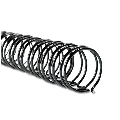 Wirebind Spines, 3/8" Diameter, 85 Sheet Capacity, Black, 100/box Wirebind Spines, 3/8" Diameter, 85 Sheet Capacity, Black, 100/box