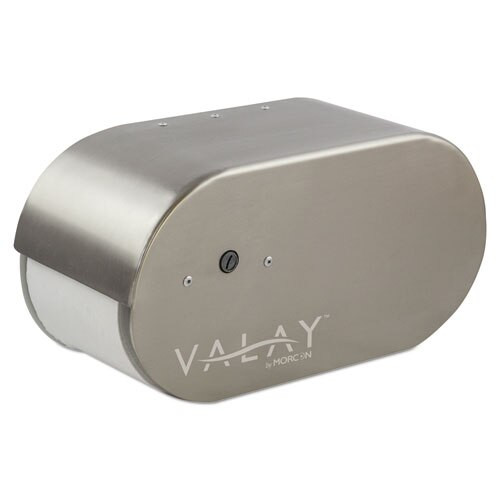 Morsoft Metal Small Core Tissue Dispenser, 4.75" X 12.5" X 6.5", Silver Morsoft Metal Small Core Tissue Dispenser, 4.75" X 12.5" X 6.5", Silver