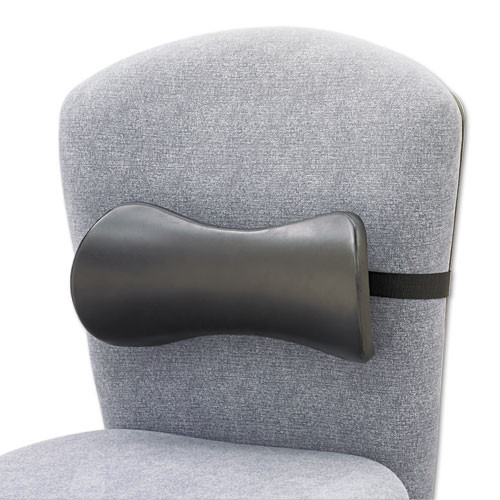 Lumbar Support Memory Foam Backrest, 14.5w X 3.75d X 6.75h, Black Lumbar Support Memory Foam Backrest, 14.5w X 3.75d X 6.75h, Black