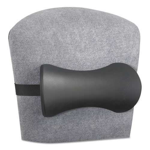 Lumbar Support Memory Foam Backrest, 14.5w X 3.75d X 6.75h, Black Lumbar Support Memory Foam Backrest, 14.5w X 3.75d X 6.75h, Black