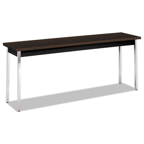 Utility Table, Rectangular, 72w X 36d X 29h, Mocha/black Utility Table, Rectangular, 72w X 36d X 29h, Mocha/black