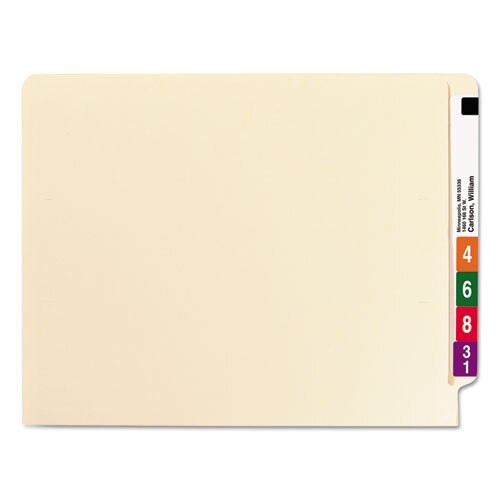Fastener Folder W/ Divider, 1 Divider, Letter Size, Manila, 50/box Fastener Folder W/ Divider, 1 Divider, Letter Size, Manila, 50/box