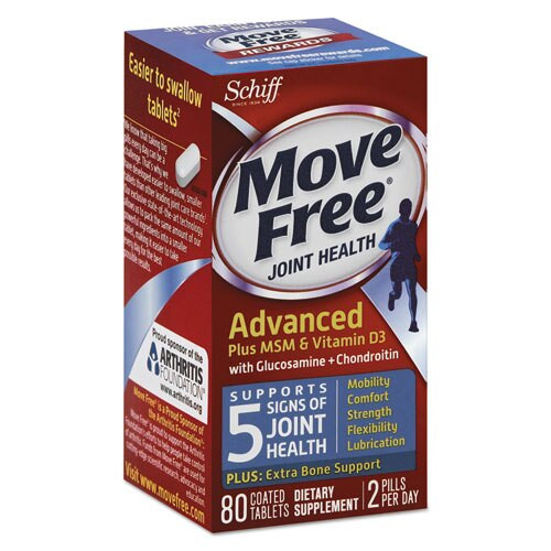 Move Free Advanced Plus Msm & Vitamin D3 Joint Health Tablet, 80 Count Move Free Advanced Plus Msm & Vitamin D3 Joint Health Tablet, 80 Count