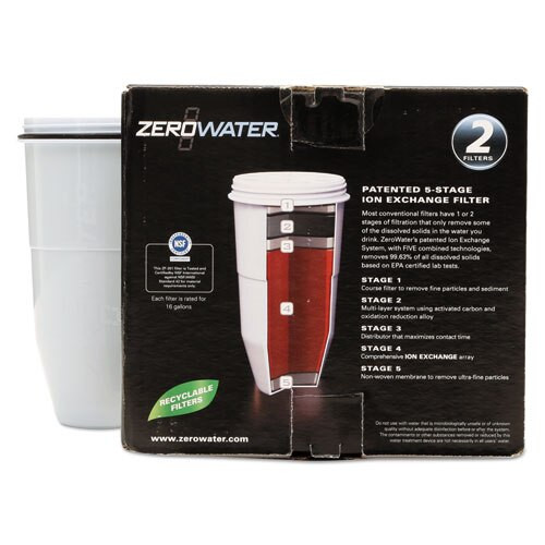 Zerowater Replacement Filtering Bottle Filter, 2/pack Zerowater Replacement Filtering Bottle Filter, 2/pack