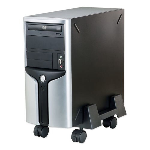 Mobile Cpu Stand, 8.75w X 10d X 5h, Light Gray Mobile Cpu Stand, 8.75w X 10d X 5h, Light Gray