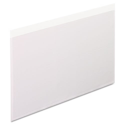 Self-adhesive Pockets, 5 X 8, Clear Front/white Backing, 100/box Self-adhesive Pockets, 5 X 8, Clear Front/white Backing, 100/box