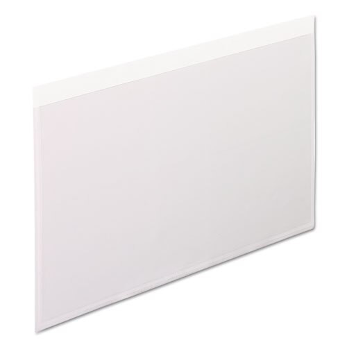 Self-adhesive Pockets, 5 X 8, Clear Front/white Backing, 100/box Self-adhesive Pockets, 5 X 8, Clear Front/white Backing, 100/box