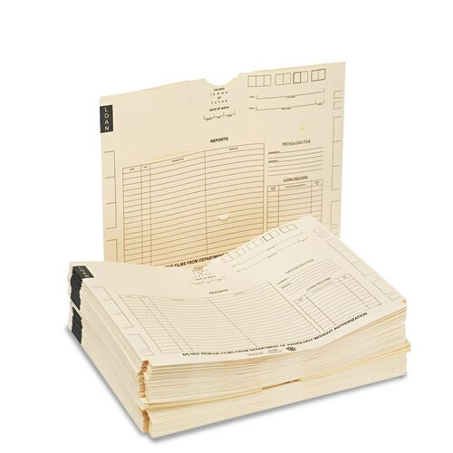 Pxr7 X-ray Jackets With Pockets, Straight Tab, Manila, 100/box