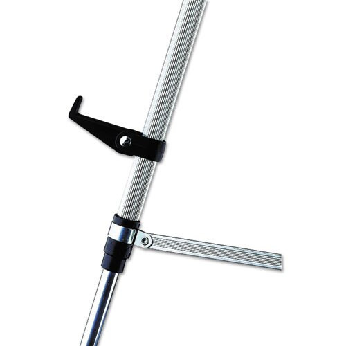 Lightweight Telescoping Tripod Easel, 38" To 66" High, Aluminum, Silver Lightweight Telescoping Tripod Easel, 38" To 66" High, Aluminum, Silver