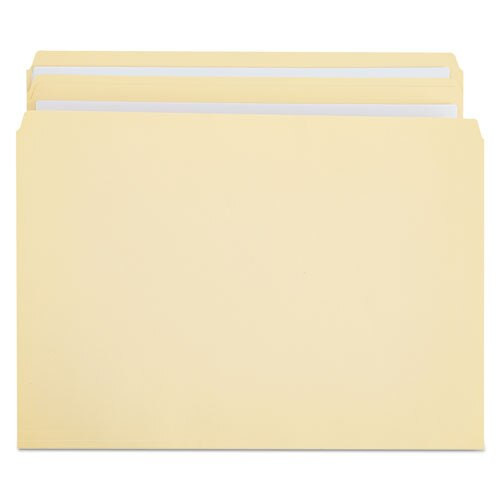 Double-ply Top Tab Manila File Folders, Straight Tab, Letter Size, 100/box Double-ply Top Tab Manila File Folders, Straight Tab, Letter Size, 100/box