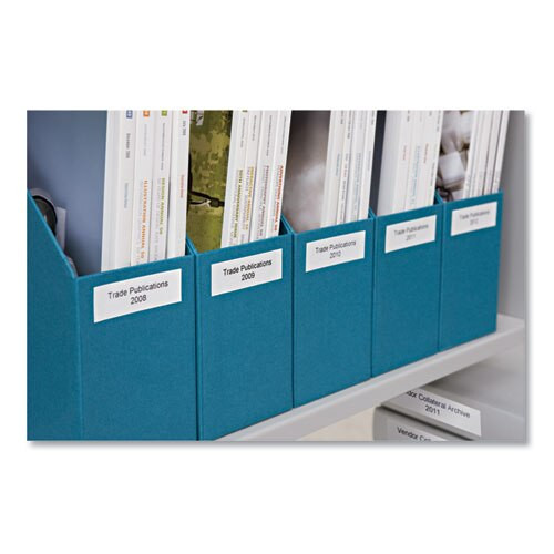 D1 Durable Labels, 0.5" X 23 Ft, White, 4/pack D1 Durable Labels, 0.5" X 23 Ft, White, 4/pack