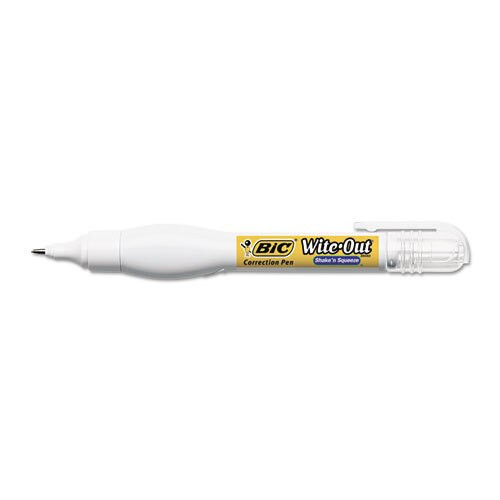Wite-out Shake 'n Squeeze Correction Pen, 8 Ml, White Wite-out Shake 'n Squeeze Correction Pen, 8 Ml, White